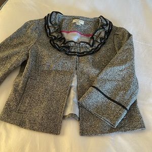 Adorable Ann Taylor Loft cropped blazer, 6P